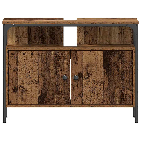 Waschbeckenschrank Altholz 80x60 cm