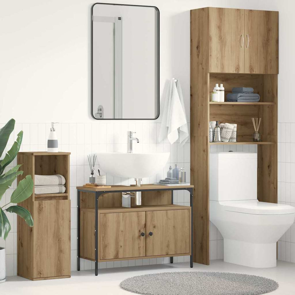 Waschbeckenschrank Artisan Eiche 80x60 cm