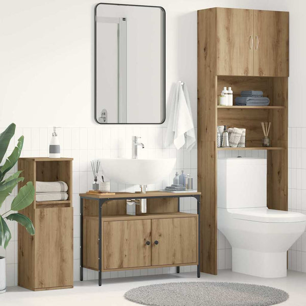Waschbeckenschrank Artisan Eiche 80x60 cm