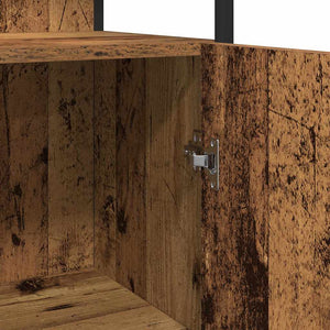 Badezimmerschrank Altholz 33x33x185,5cm