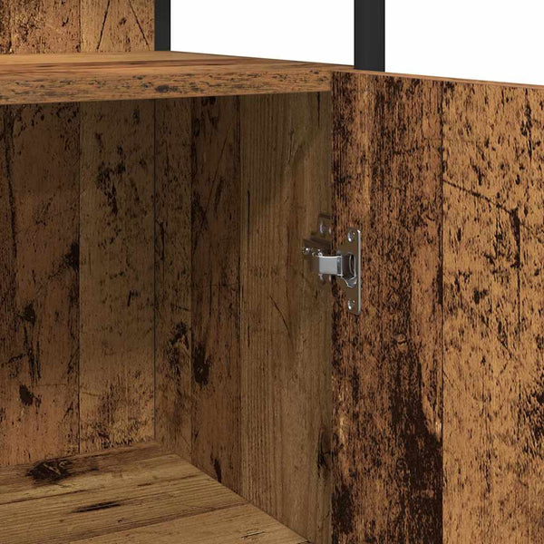 Badezimmerschrank Altholz 33x33x185,5cm