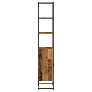 Badezimmerschrank Altholz 33x33x185,5cm