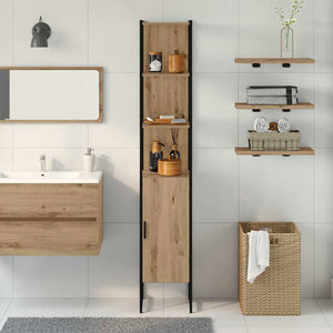 Badezimmerschrank Artisan-Eiche mit Regal
