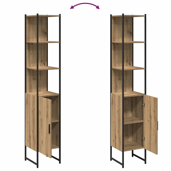 Badezimmerschrank Artisan-Eiche mit Regal