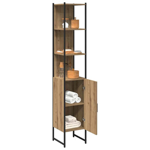 Badezimmerschrank Artisan-Eiche mit Regal
