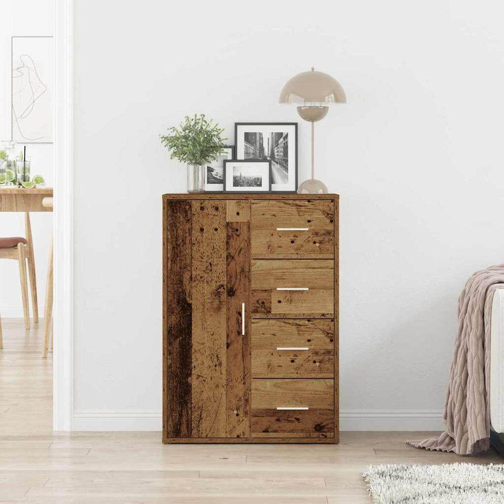 Sideboard Altholz mit Schubladen 60x31x84 cm
