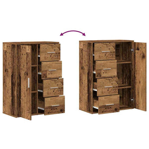 Sideboard Altholz mit Schubladen 60x31x84 cm