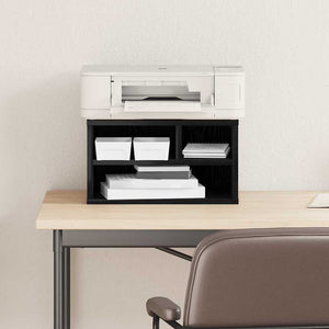 Druckerständer Schwarz Eiche für Büro