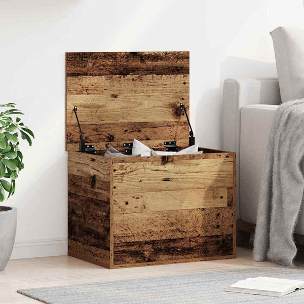 Aufbewahrungsbox Altholz 60x42x46cm