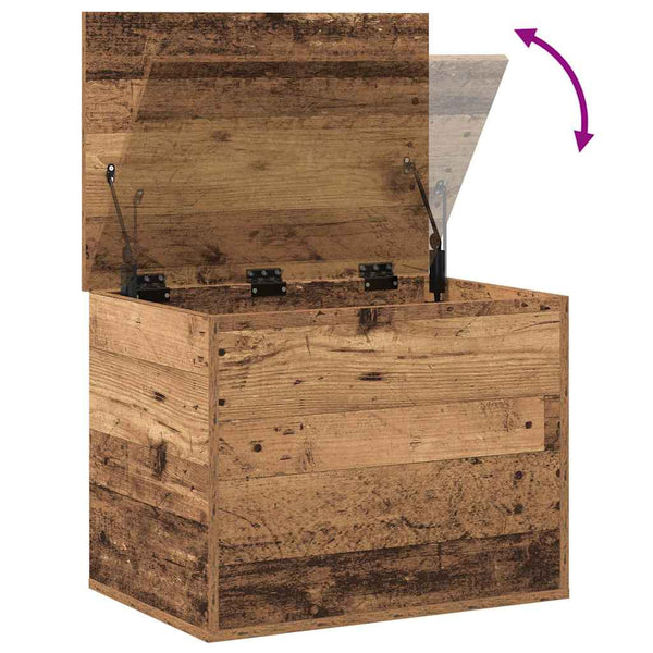 Aufbewahrungsbox Altholz 60x42x46cm