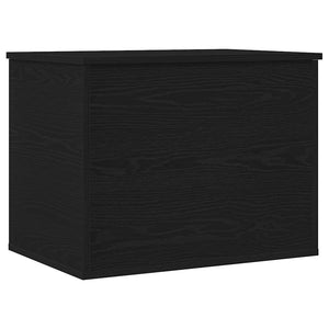 Aufbewahrungsbox Schwarz Eichen-Optik