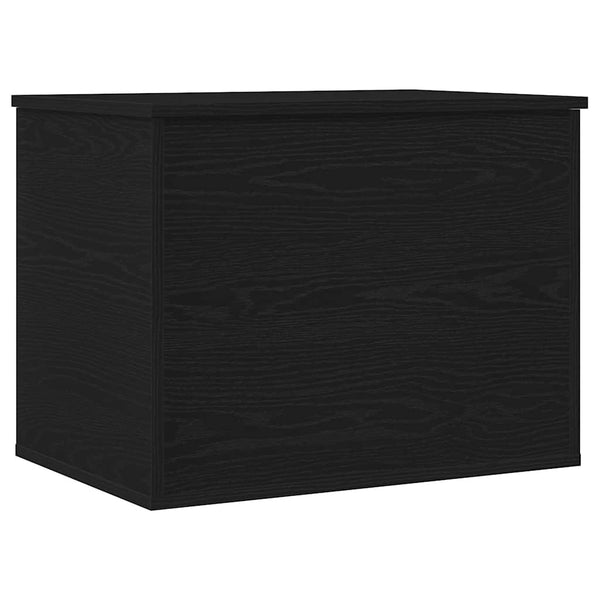 Aufbewahrungsbox Schwarz Eichen-Optik