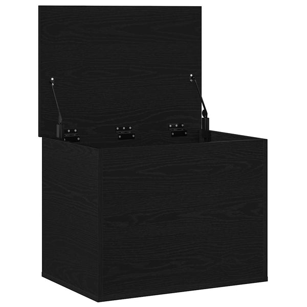 Aufbewahrungsbox Schwarz Eichen-Optik