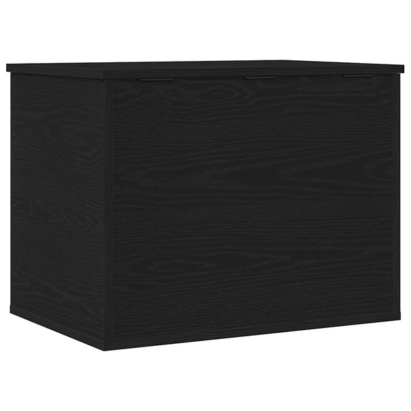 Aufbewahrungsbox Schwarz Eichen-Optik