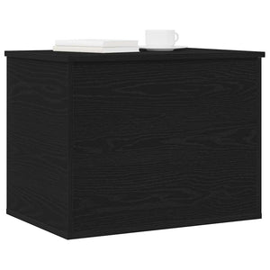 Aufbewahrungsbox Schwarz Eichen-Optik