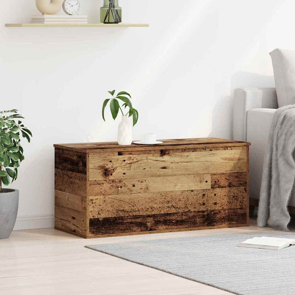 Aufbewahrungsbox Altholz 100 cm