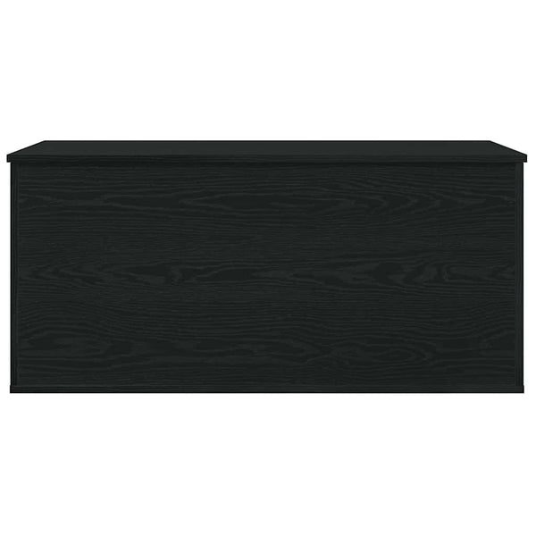 Aufbewahrungsbox Schwarz Eichen-Optik 100 cm