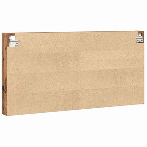 Wandvitrine mit Regal Altholz