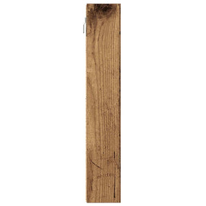 Wandvitrine mit Regal Altholz