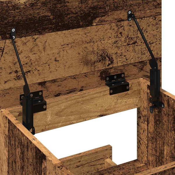 Podium mit Schubladen Altholz 55x55x107cm
