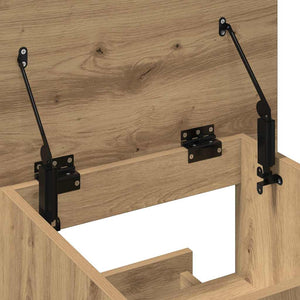 Podium mit Regal Artisan-Eiche 55x55x107cm