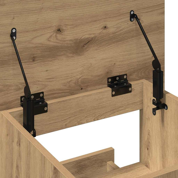 Podium mit Regal Artisan-Eiche 55x55x107cm