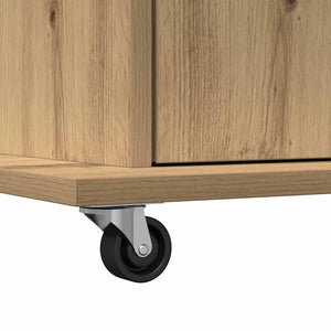 Podium mit Regal Artisan-Eiche 55x55x107cm