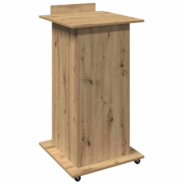 Podium mit Regal Artisan-Eiche 55x55x107cm