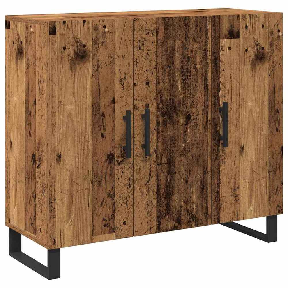 vidaXL Sideboard Reclaimed Wood 90 x 34 x 80 cm Engineered Wood