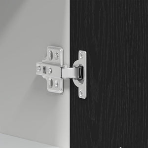Hängeschrank Schwarz Eiche 40x60 cm