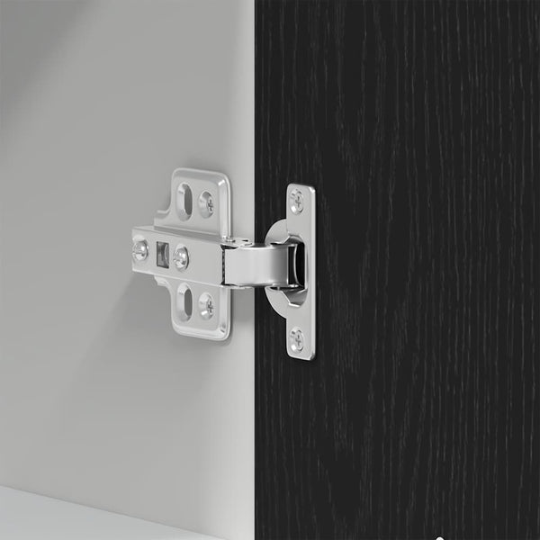 Hängeschrank Schwarz Eiche 40x60 cm