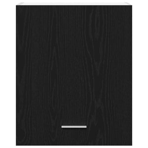 Hängeschrank Schwarz Eichen-Optik 50x31x60 cm