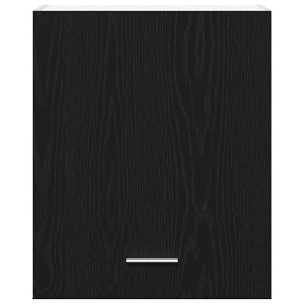 Hängeschrank Schwarz Eichen-Optik 50x31x60 cm