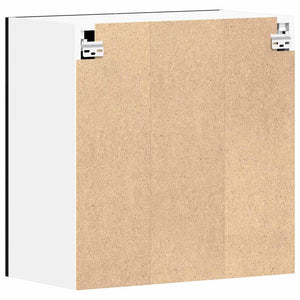 vidaXL Armoire murale Lyon noir aspect chêne 60 x 31 x 60 cm