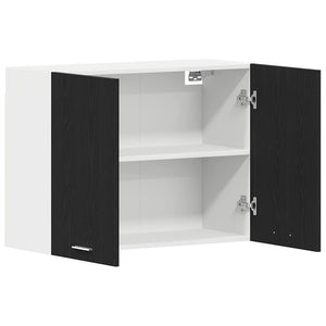 Hängeschrank Lyon Schwarz Eiche 80 cm