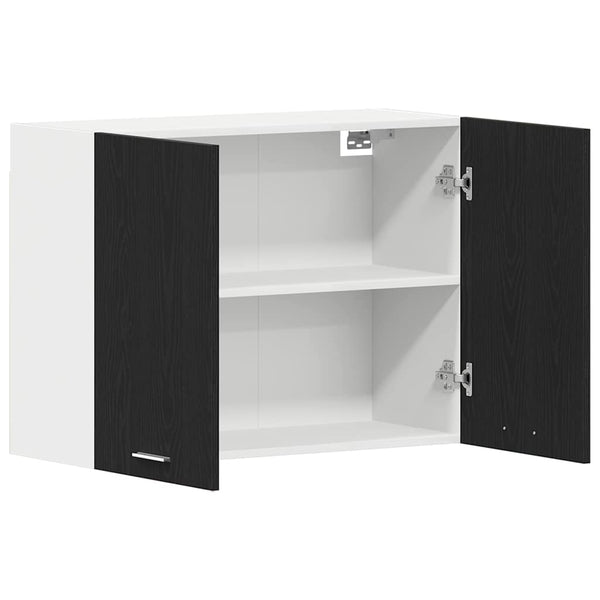 Hängeschrank Lyon Schwarz Eiche 80 cm