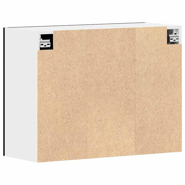 Hängeschrank Lyon Schwarz Eiche 80 cm