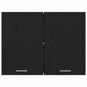 Hängeschrank Lyon Schwarz Eiche 80 cm