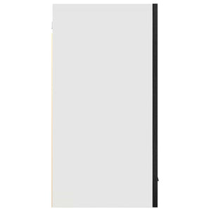 Hängeschrank Lyon Schwarz Eiche 80 cm