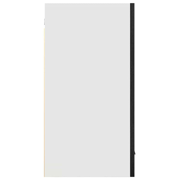Hängeschrank Lyon Schwarz Eiche 80 cm