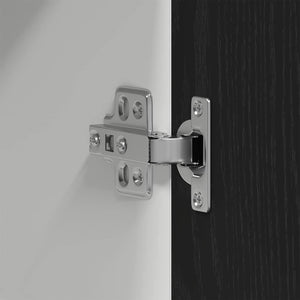 vidaXL Meuble haut Lyon aspect chêne noir 60 x 31 x 40 cm