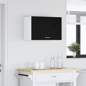 vidaXL Meuble haut Lyon aspect chêne noir 60 x 31 x 40 cm