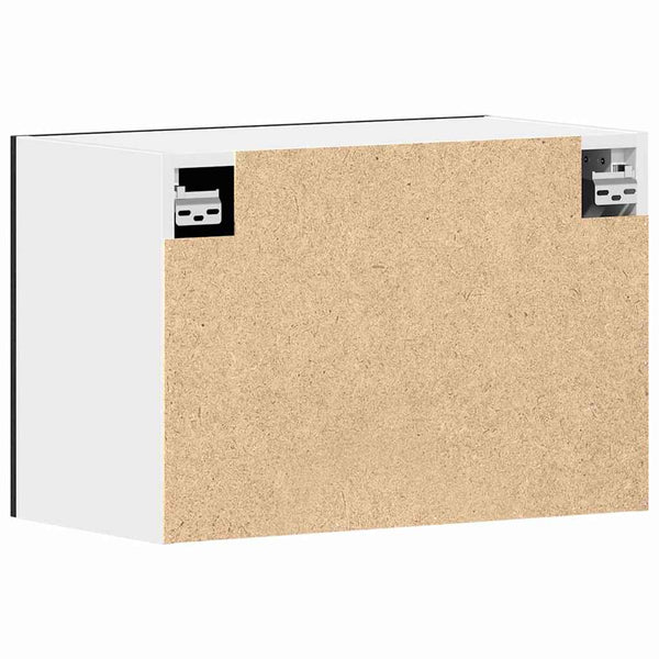 vidaXL Meuble haut Lyon aspect chêne noir 60 x 31 x 40 cm