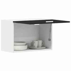 vidaXL Meuble haut Lyon aspect chêne noir 60 x 31 x 40 cm