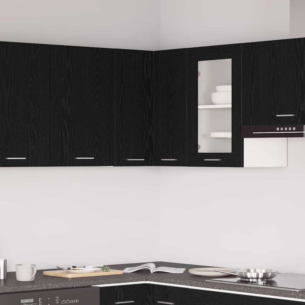 Hängeschrank Lyon Schwarz Eiche 57x57x60 cm