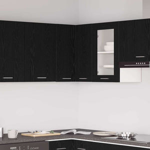 Hängeschrank Lyon Schwarz Eiche 57x57x60 cm