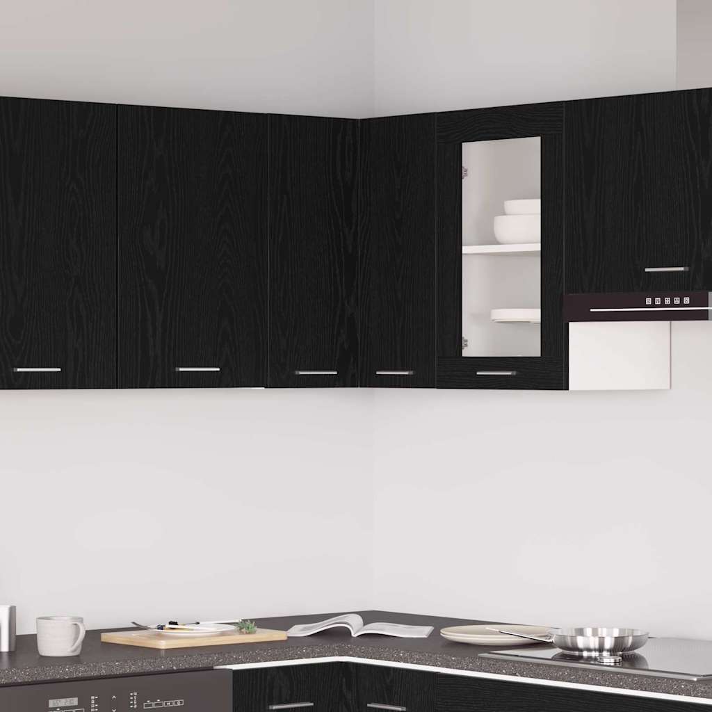 Hängeschrank Lyon Schwarz Eiche 57x57x60 cm