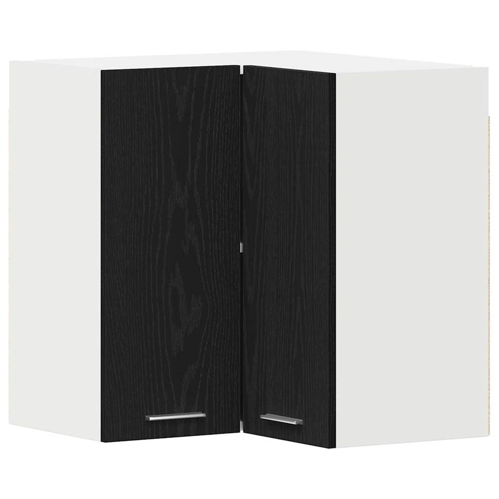 Hängeschrank Lyon Schwarz Eiche 57x57x60 cm