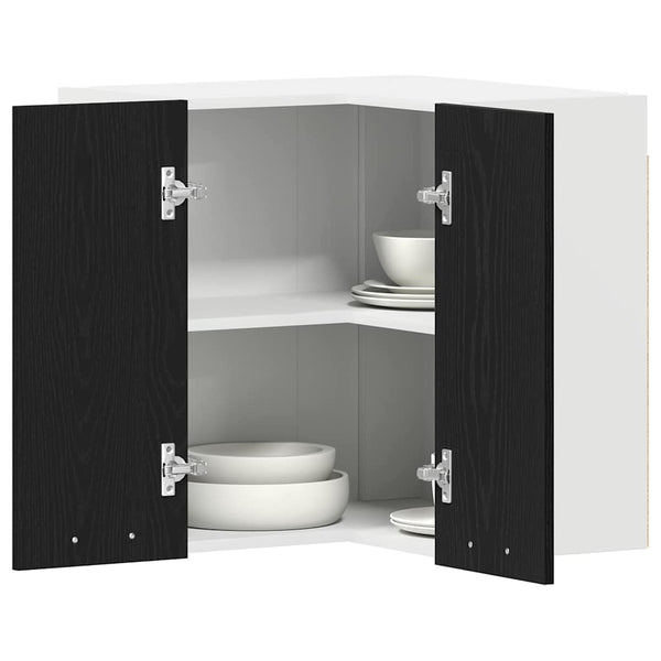 Hängeschrank Lyon Schwarz Eiche 57x57x60 cm