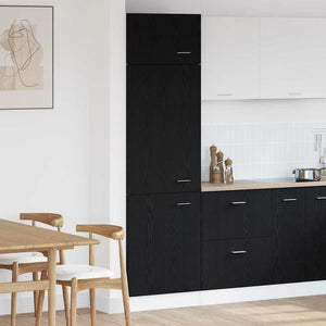 Hängeschrank Lyon Schwarz Eichen-Optik 207cm